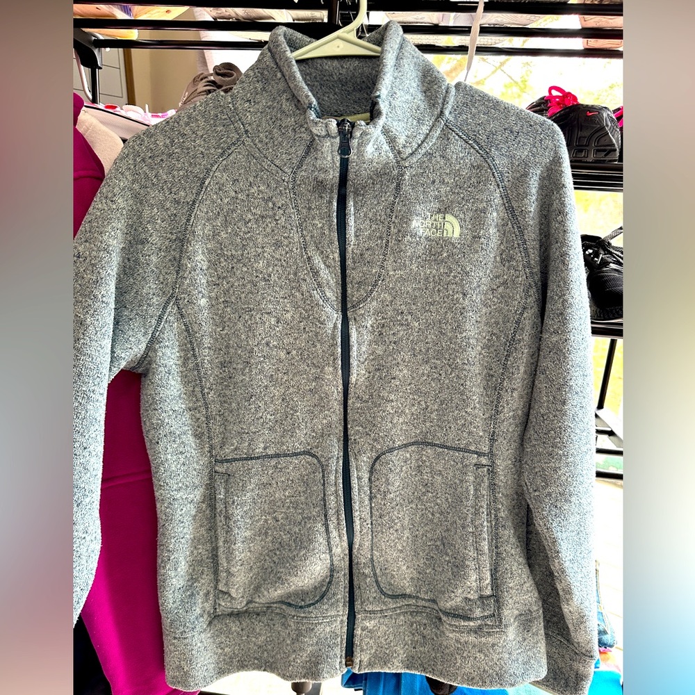 The North Face Gray Full-Zip Jacket